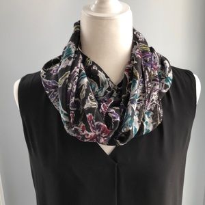 Floral infinity scarf